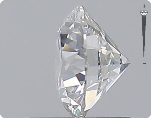 Natural 0.75ct GIA Diamond | Color F | Clarity SI1 | Round Cut | EX EX EX #D10420