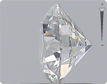 Natural 0.75ct GIA Diamond | Color F | Clarity SI1 | Round Cut | EX EX EX #D10420