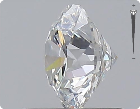 Natural 0.75ct GIA Diamond | Color F | Clarity SI1 | Round Cut | EX EX EX #D10420