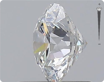 Natural 0.75ct GIA Diamond | Color F | Clarity SI1 | Round Cut | EX EX EX #D10420
