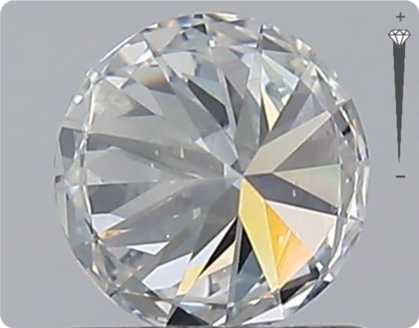 Natural 0.75ct GIA Diamond | Color F | Clarity SI1 | Round Cut | EX EX EX #D10420