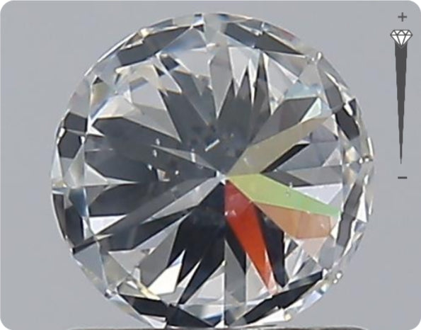 Natural 0.75ct GIA Diamond | Color F | Clarity SI1 | Round Cut | EX EX EX #D10420