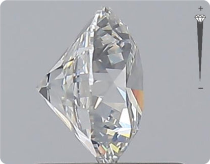 Natural 0.75ct GIA Diamond | Color F | Clarity SI1 | Round Cut | EX EX EX #D10420