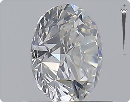 Natural 0.75ct GIA Diamond | Color F | Clarity SI1 | Round Cut | EX EX EX #D10420