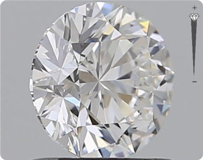 Natural 0.90ct GIA Diamond | Color D | Clarity SI1 | Round Cut | EX EX EX #D10422