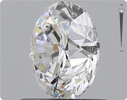 Natural 0.90ct GIA Diamond | Color D | Clarity SI1 | Round Cut | EX EX EX #D10422