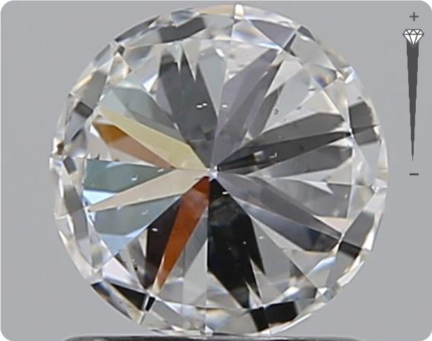 Natural 0.90ct GIA Diamond | Color D | Clarity SI1 | Round Cut | EX EX EX #D10422