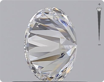 Natural 0.70ct GIA Diamond | Color D | Clarity VVS2 | Round Cut | EX EX EX #D10423