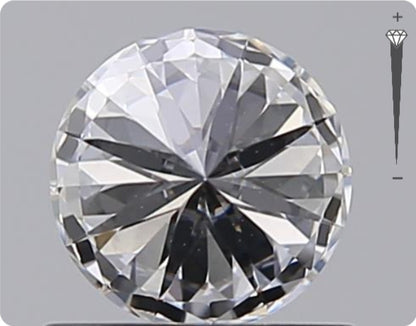 Natural 0.70ct GIA Diamond | Color D | Clarity VVS2 | Round Cut | EX EX EX #D10423
