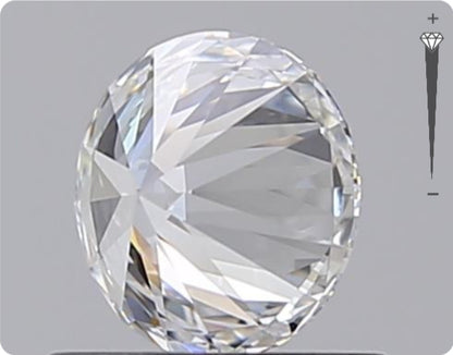 Natural 0.70ct GIA Diamond | Color D | Clarity VVS2 | Round Cut | EX EX EX #D10423