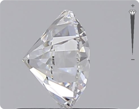 Natural 0.70ct GIA Diamond | Color D | Clarity VVS2 | Round Cut | EX EX EX #D10423