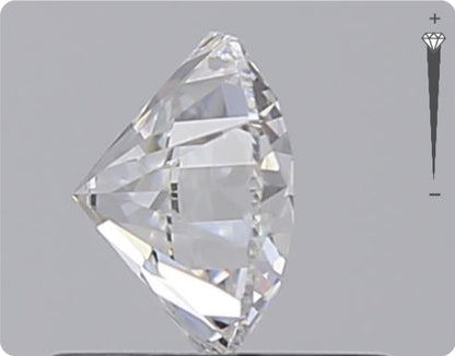 Natural 0.70ct GIA Diamond | Color D | Clarity VVS2 | Round Cut | EX EX EX #D10423