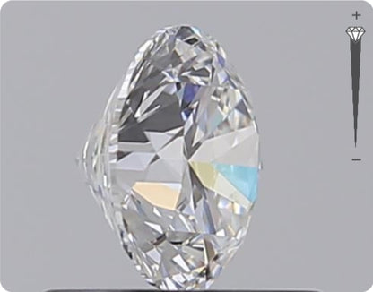 Natural 0.70ct GIA Diamond | Color D | Clarity VVS2 | Round Cut | EX EX EX #D10423