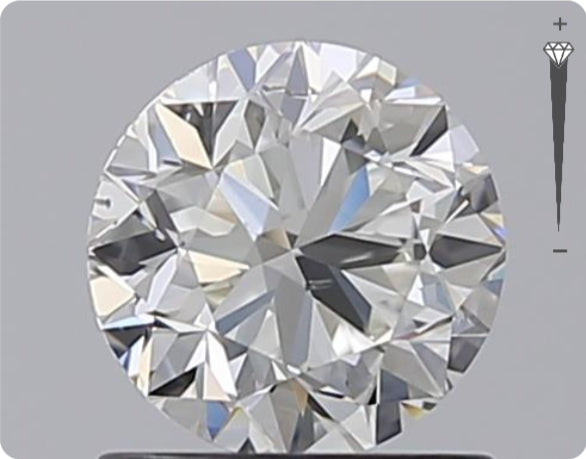 Natural 1.01ct GIA Diamond | H Color | SI1 Clarity | Round Cut | VG EX VG #D10427