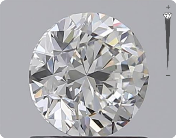 Natural 1.01ct GIA Diamond | H Color | SI1 Clarity | Round Cut | VG EX VG #D10427