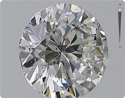 Natural 1.50ct GIA Diamond | Color H | Clarity SI2 | Round Cut | VG EX EX #D10428