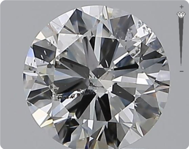 Natural 1.50ct GIA Diamond | Color H | Clarity SI2 | Round Cut | VG EX EX #D10428