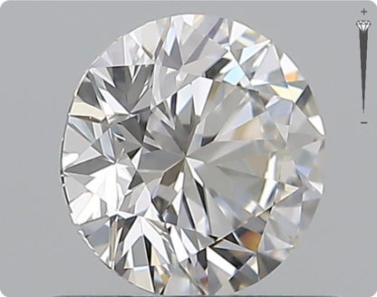 Diamant naturel de 0,71 ct GIA | Couleur E | Pureté VVS2 | Taille ronde | EX EX EX #D10429