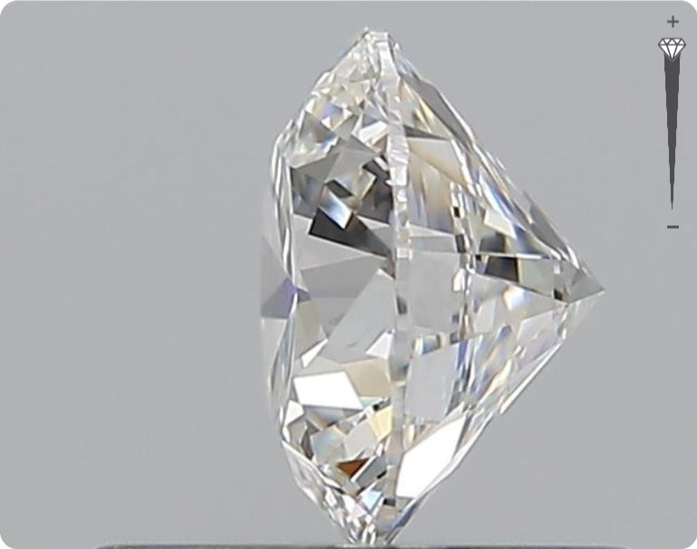Diamant naturel de 0,71 ct GIA | Couleur E | Pureté VVS2 | Taille ronde | EX EX EX #D10429
