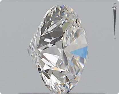 Diamant naturel de 0,71 ct GIA | Couleur E | Pureté VVS2 | Taille ronde | EX EX EX #D10429