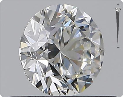 Diamant naturel GIA 0,51 ct | Couleur G | Pureté VS2 | Taille ronde | TB EX TB #D10430