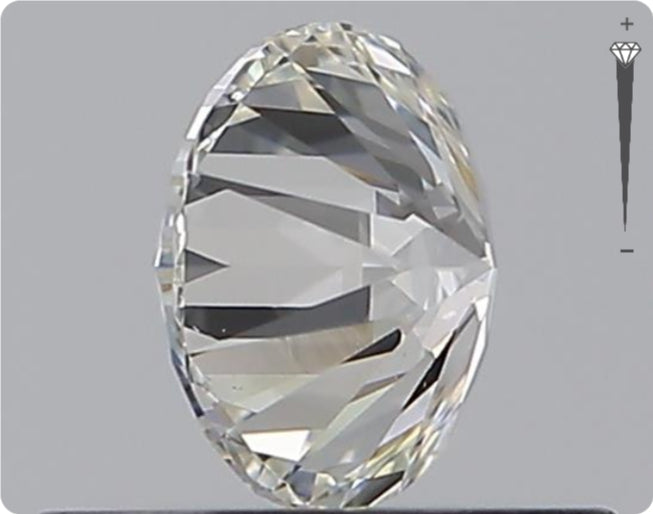 Diamant naturel GIA 0,51 ct | Couleur G | Pureté VS2 | Taille ronde | TB EX TB #D10430