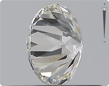 Diamant naturel GIA 0,51 ct | Couleur G | Pureté VS2 | Taille ronde | TB EX TB #D10430