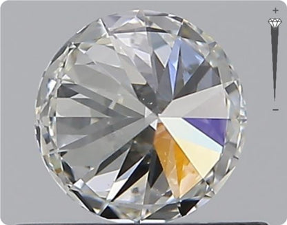 Diamant naturel GIA 0,51 ct | Couleur G | Pureté VS2 | Taille ronde | TB EX TB #D10430