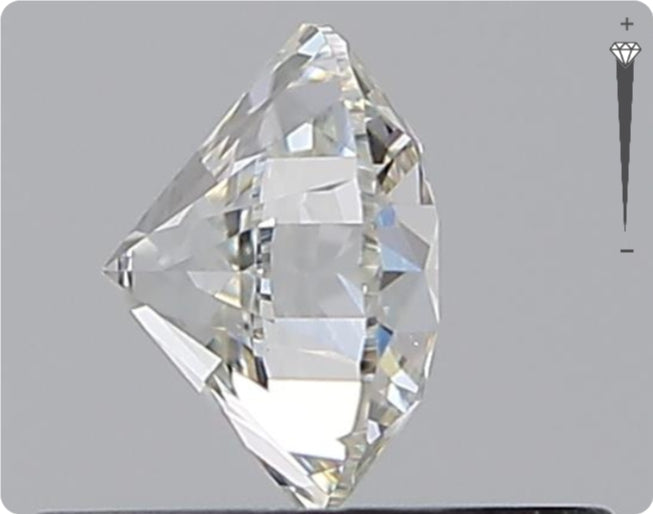 Diamant naturel GIA 0,51 ct | Couleur G | Pureté VS2 | Taille ronde | TB EX TB #D10430