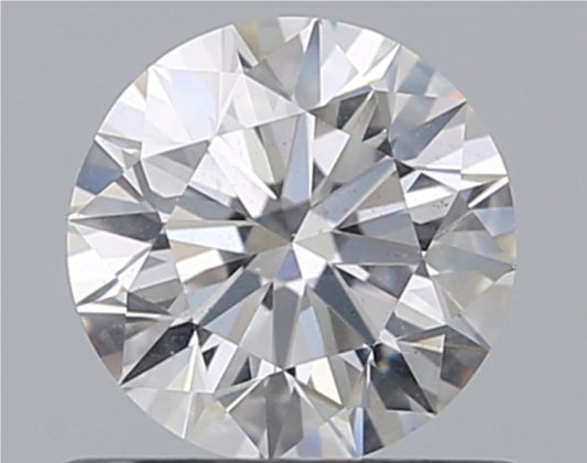 Natürlicher 0.61ct GIA Diamant | Farbe F | Reinheit SI1 | Rundschliff | EX EX EX #D10436