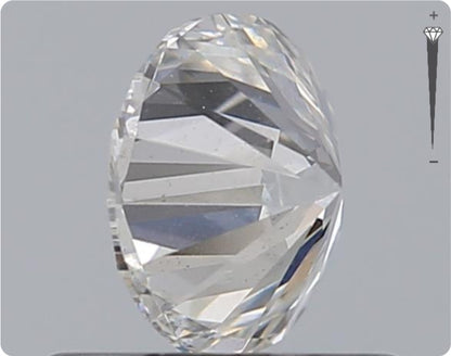 Diamant naturel GIA de 0,61 ct | Couleur F | Pureté SI1 | Taille ronde | EX EX EX #D10436