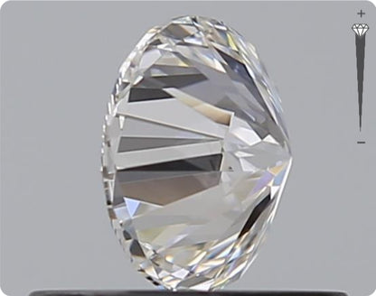 Diamant naturel GIA de 0,53 ct | Couleur E | Pureté VVS1 | Taille ronde | EX EX EX #D10438