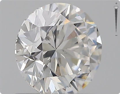 Natural 0.73ct GIA Diamond | Color F | Clarity SI2 | Round Brilliant | EX EX EX #D10439