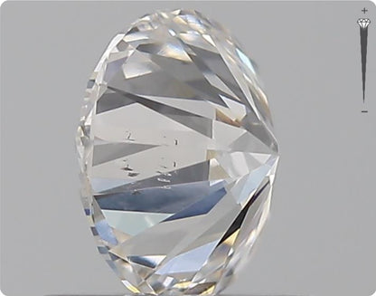 Natural 0.73ct GIA Diamond | Color F | Clarity SI2 | Round Brilliant | EX EX EX #D10439