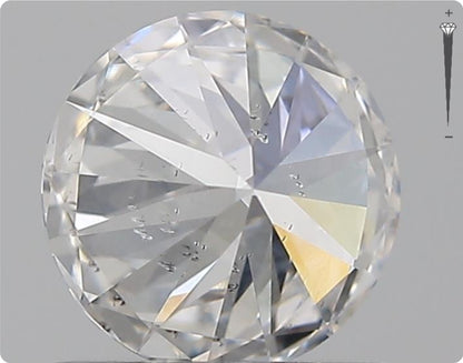 Natural 0.73ct GIA Diamond | Color F | Clarity SI2 | Round Brilliant | EX EX EX #D10439