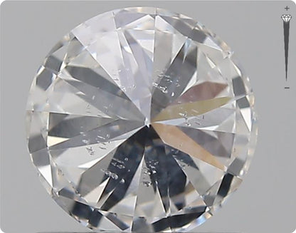 Natural 0.73ct GIA Diamond | Color F | Clarity SI2 | Round Brilliant | EX EX EX #D10439