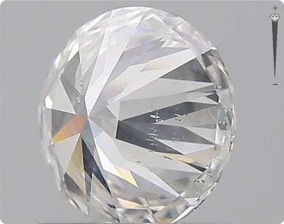 Natural 0.73ct GIA Diamond | Color F | Clarity SI2 | Round Brilliant | EX EX EX #D10439