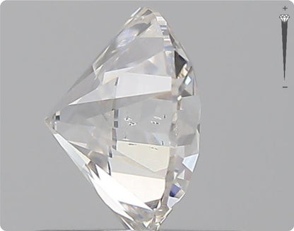 Natural 0.73ct GIA Diamond | Color F | Clarity SI2 | Round Brilliant | EX EX EX #D10439