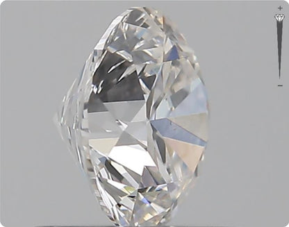 Natural 0.73ct GIA Diamond | Color F | Clarity SI2 | Round Brilliant | EX EX EX #D10439