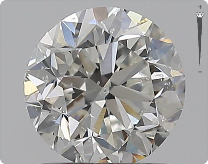 Natural 1.00ct GIA Diamond | Color G | Clarity SI2 | Round Cut | GD VG VG #D10441