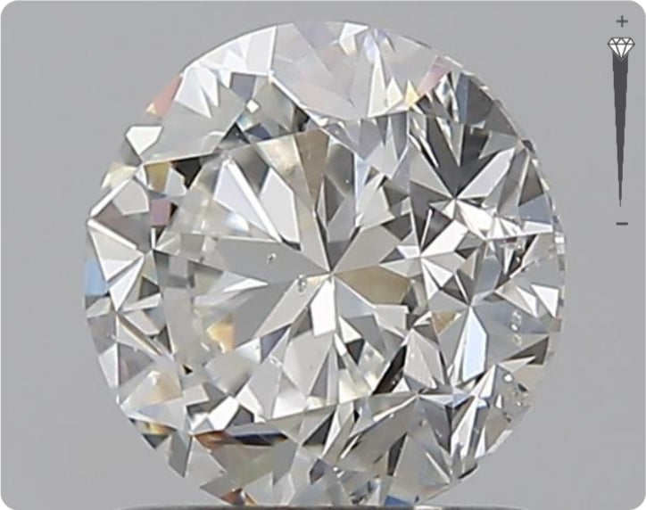 Natural 1.00ct GIA Diamond | Color G | Clarity SI2 | Round Cut | GD VG VG #D10441