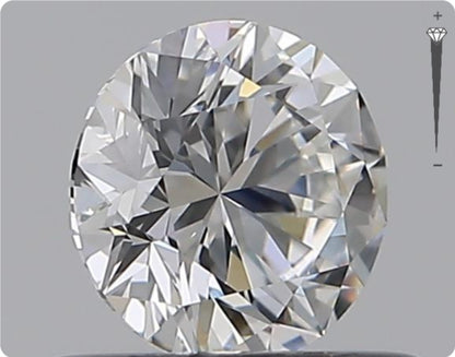 Natural 0.51ct GIA Diamond | Color E | Clarity IF | Round Brilliant Cut | EX EX EX #D10445