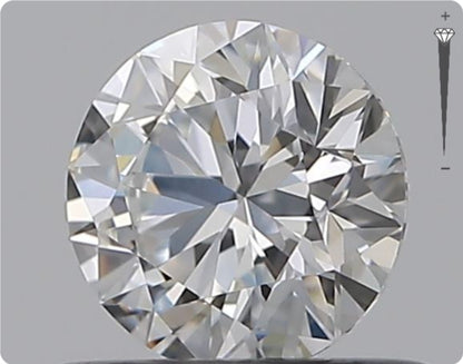 Natural 0.51ct GIA Diamond | Color E | Clarity IF | Round Brilliant Cut | EX EX EX #D10445