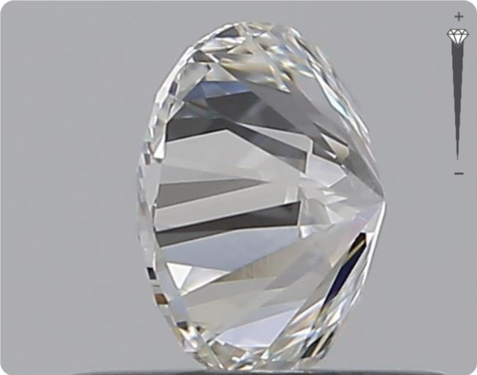 Natural 0.51ct GIA Diamond | Color E | Clarity IF | Round Brilliant Cut | EX EX EX #D10445