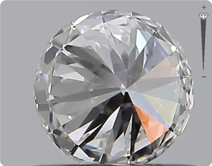 Natural 0.51ct GIA Diamond | Color E | Clarity IF | Round Brilliant Cut | EX EX EX #D10445
