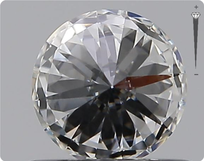 Natural 0.51ct GIA Diamond | Color E | Clarity IF | Round Brilliant Cut | EX EX EX #D10445