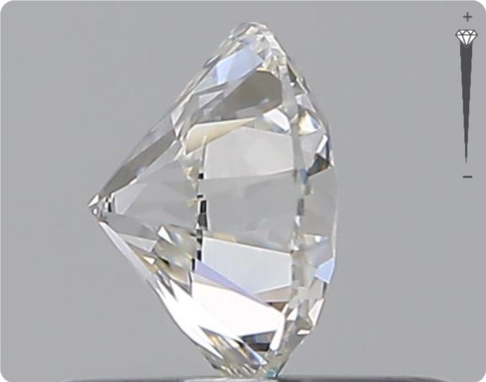 Natural 0.51ct GIA Diamond | Color E | Clarity IF | Round Brilliant Cut | EX EX EX #D10445