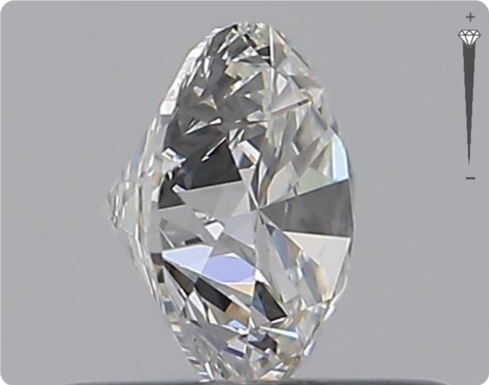 Natural 0.51ct GIA Diamond | Color E | Clarity IF | Round Brilliant Cut | EX EX EX #D10445