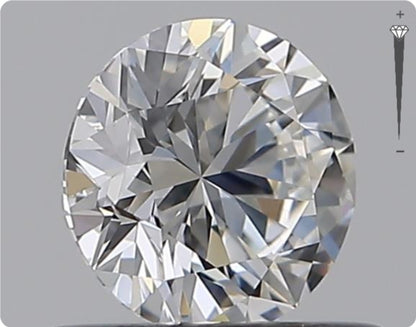 Natural 0.51ct GIA Diamond | Color E | Clarity IF | Round Brilliant Cut | EX EX EX #D10445