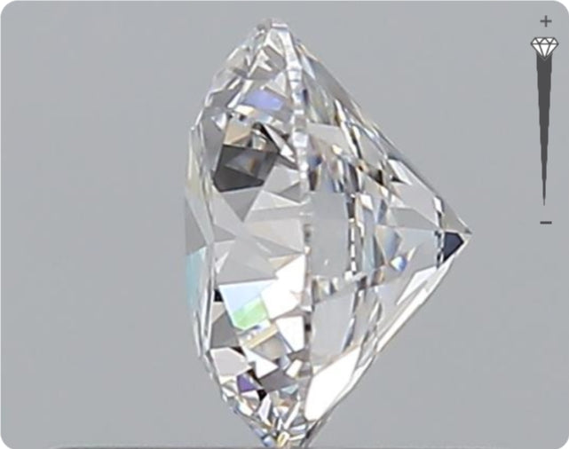 Natural 0.59ct GIA Diamond | D Color | VVS1 Clarity | Round Brilliant | EX EX EX #D10446